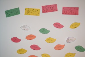 The girls grateful wall